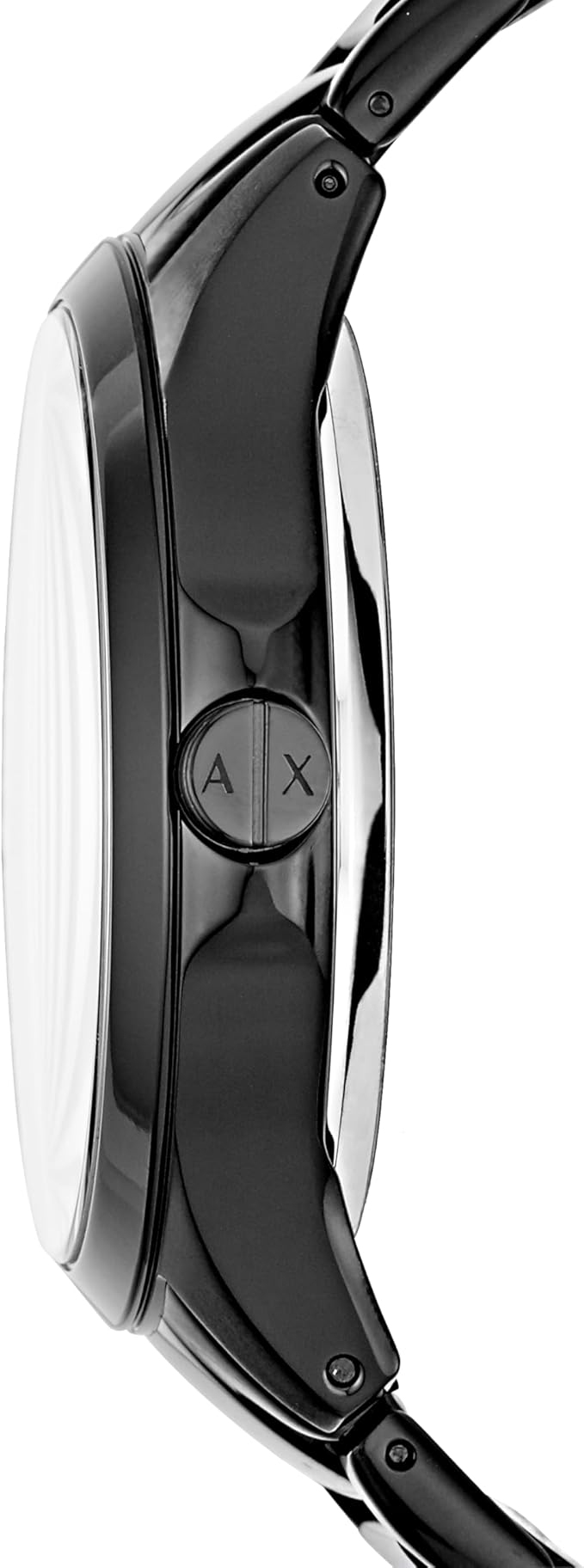 A|X Armani Exchange Men's Three-Hand Black Stainless Steel Watch (Model: AX2189)