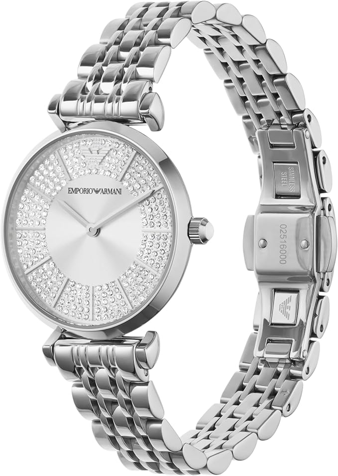 Emporio Armani Women's Dress Watch with Stainless Steel Band AR11445