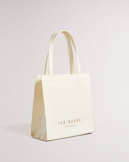 LARGE IVORY TED BAKER ICON BAG