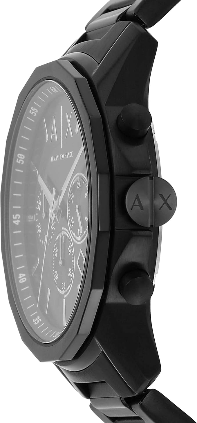 A|X Armani Exchange Chronograph Dress Watch for Men with Stainless Steel, Silicone or Leather Band AX1722