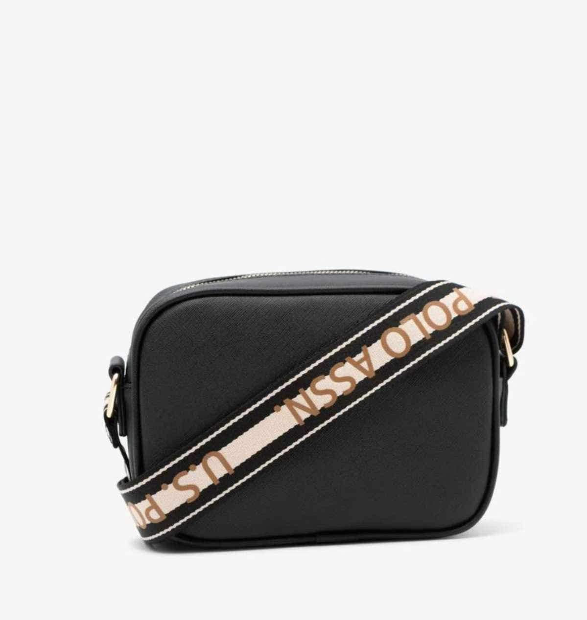 Us polo crossbody bag (BLACK-Gold)