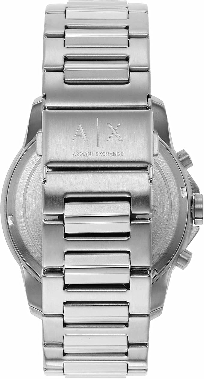 A|X Armani Exchange Chronograph Dress Watch for Men with Stainless Steel, Silicone or Leather Band AX1720