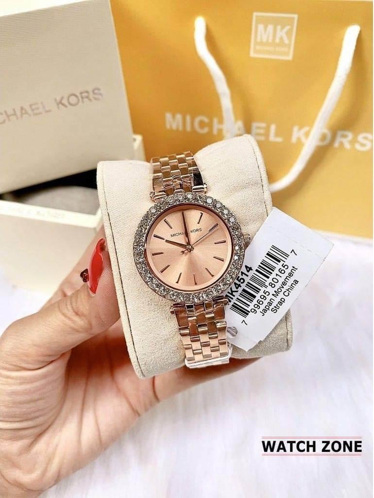 Michael Kors Analog Gold Dial Women's Watch-MK4514