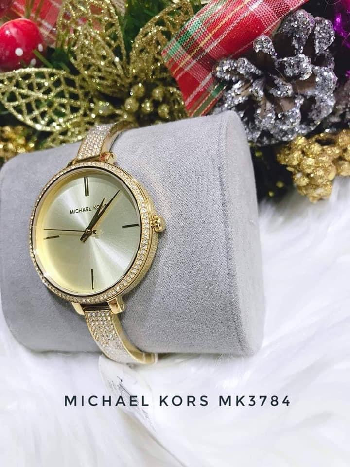 Michael Kors Women's Quartz Watch with Stainless Steel Strap - MK3784